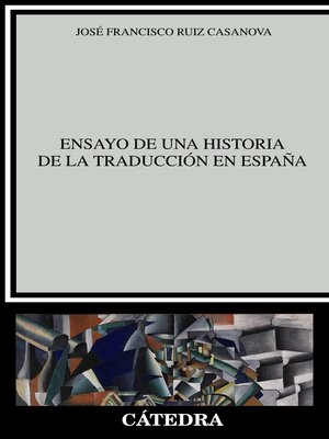 cover image of Ensayo de una historia de la traducción en España